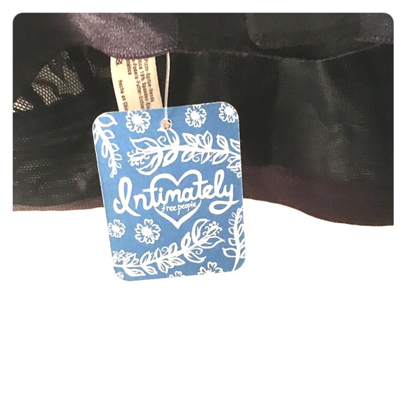 NWT FREE PEOPLE Black Lace Bralette S - Picture 7 of 8